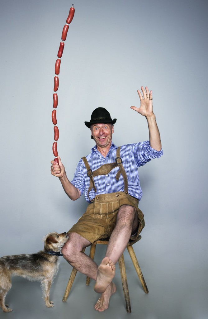 Zauberer und Hund aus Bayern