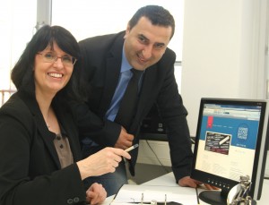 Eva Ihnenfeldt und Yusuf Tombul, Business Academy Dortmund