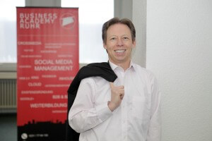 Holger Rohde, Geschäftsführer der Business Academy Ruhr