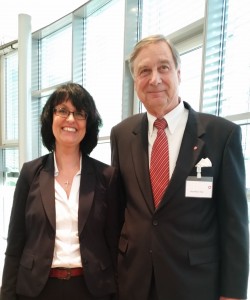 IBWF Präsident Karl-Heinz Thor und Eva Ihnenfeldt 