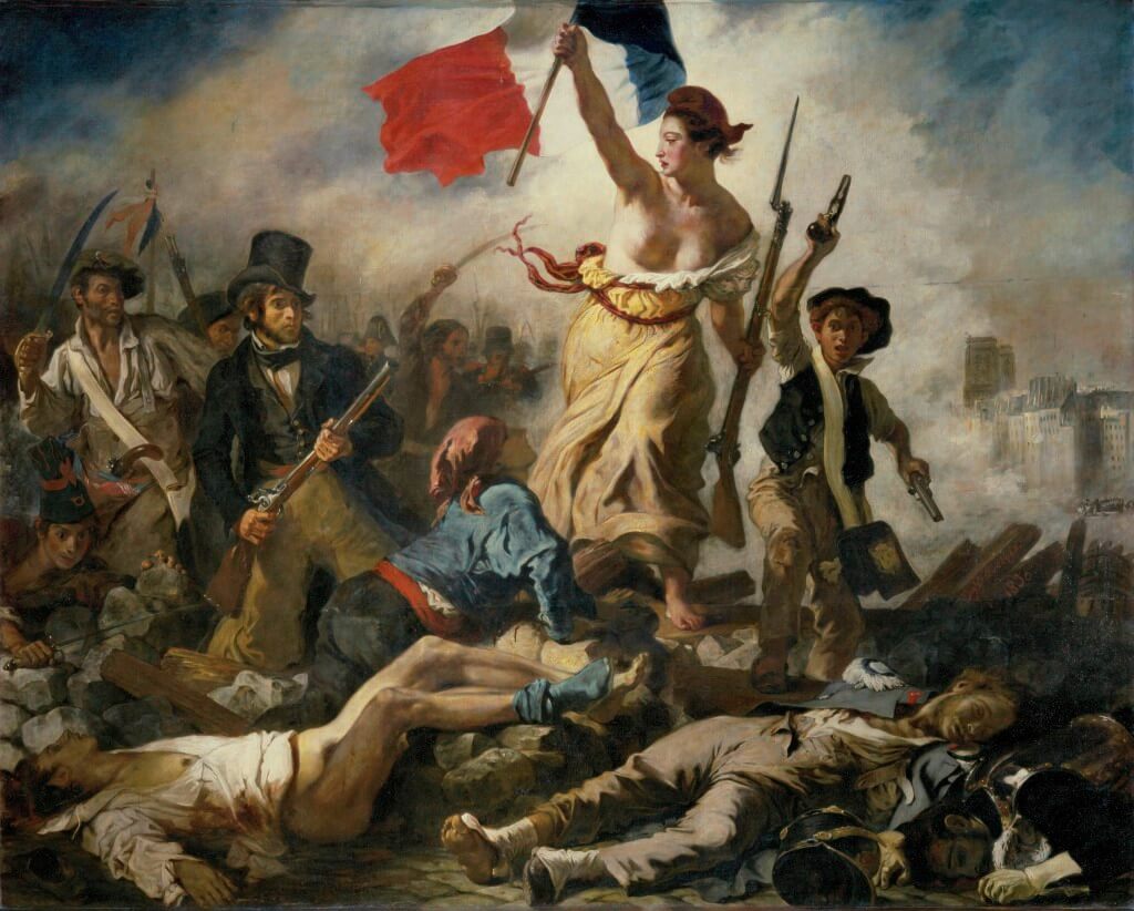 Liberty Leading the People. 1830. Oil on canvas, 260 x 325 cm.