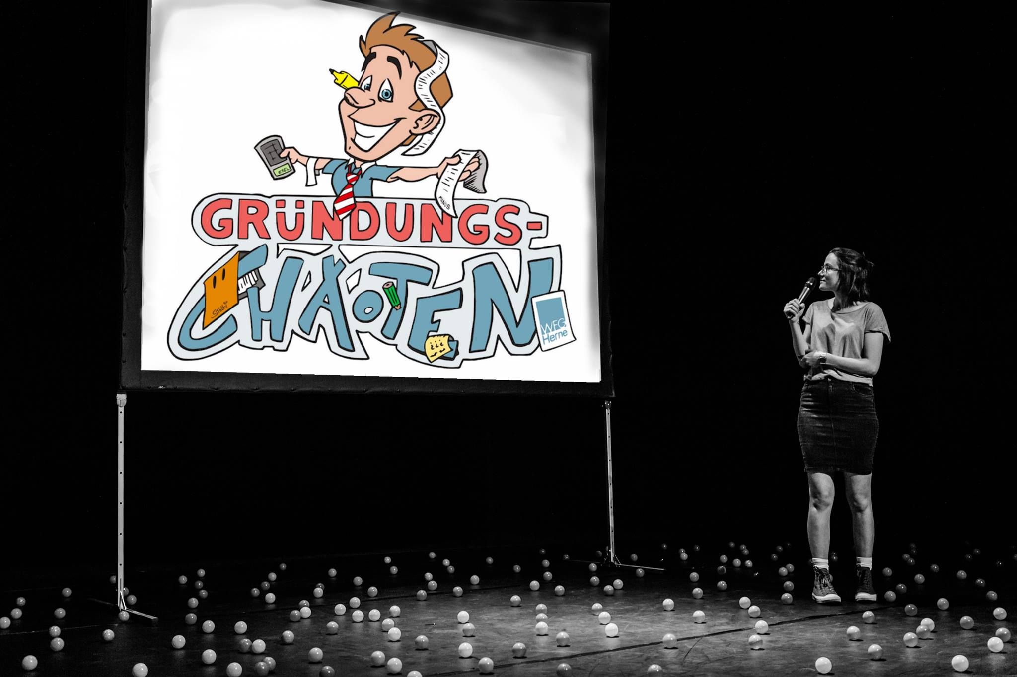 Unternehmensgründung + Slam-Poetry + Karaoke. Am 28.11.17 in Herne